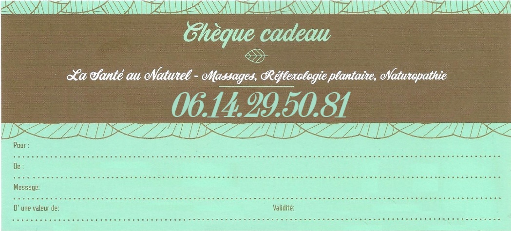 Carte cadeau Claire Senelonge Naturopathe